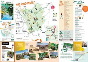 Carte des randonnées 2025