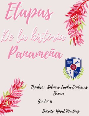 Etapas De La Historia Panameña, Solimar