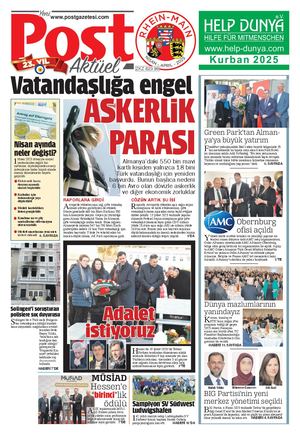 Post Gazetesi Rhein Main Nisan 2025