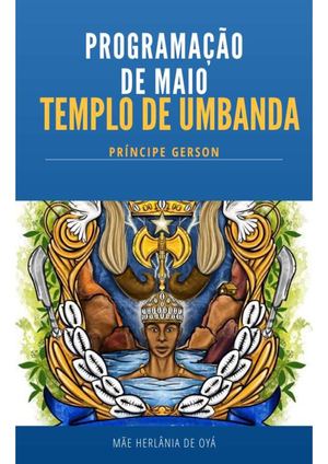 PROGRAMAÇÃO MÊS DE MAIO