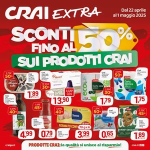 Volantino Crai Codè Extra Garlate dal 22 aprile all'1 maggio