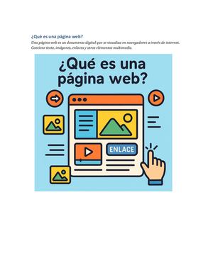 Que Es Una Pagina Web