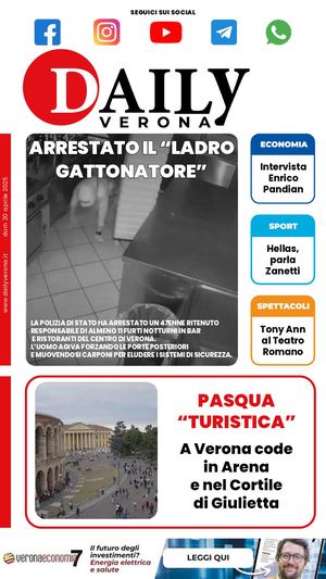 Daily Verona 20 Aprile 2025