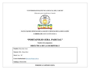 PRIMER AVANCE DEL PORTAFOLIO DIGITAL-ARCE JHON