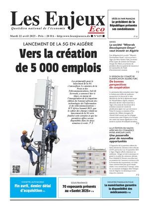 LES ENJEUX ECO N°619