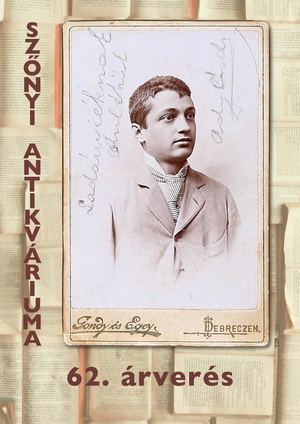 Szőnyi Antikváriuma – 62. könyvárverése
