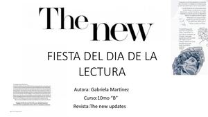 Fiesta Del Dia De La Lectura