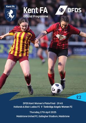 Kent DFDS Women's Plate Final Programme 2024/25