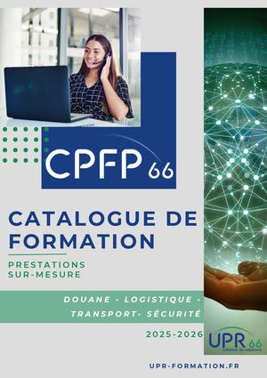 Catalogue UPR Formations 2025 - 2026