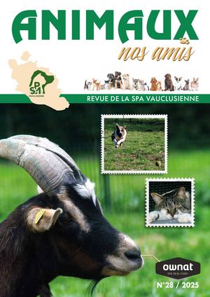 magazine ANIMAUX NOS AMIS N°28 de la SPA Vauclusienne