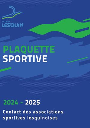Plaquette Sportive 2024 2025