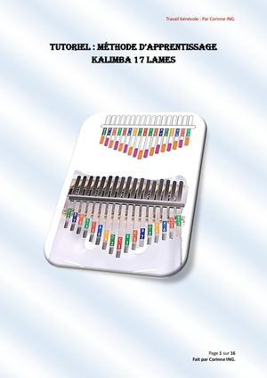 Tutoriel Kalimba