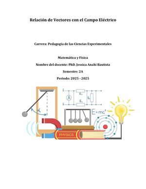 Relacion De Vectores Con El Campo Electrico