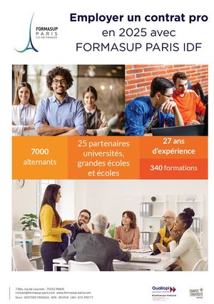 Employeur de Contrat Pro - Livret 2025 - FORMASUP PARIS IDF