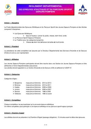 2025 Réglement Départemental Des E A Et Du Pssp