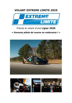 Volant Extreme Limite 2025