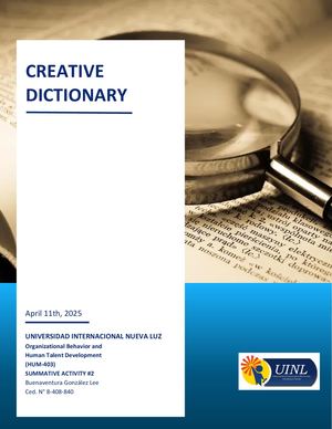 Calaméo - Creative Dictionary of Organizational Behavior