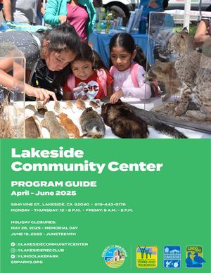 April - June 2025: Lakeside Community Center Program Guide