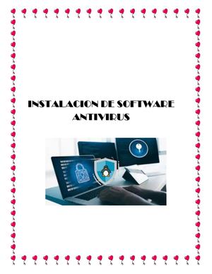 Instalación de software antivirus, antispyware y antimalware