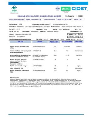 18832 Fq (1) Analisis Aceite Transformador 400 Kva