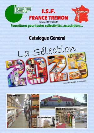 Catalogue I.S.F. FRANCE TREMON 2025 au 18/04/2025