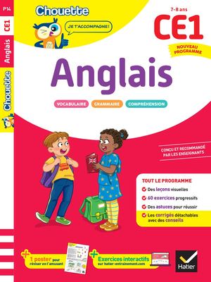 Anglais CE1 - Cahier de soutien nouveau programme