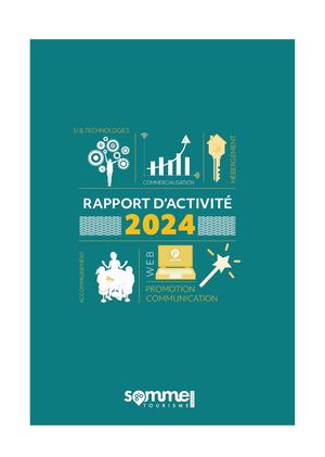 Rapport d'activité 2024 | Somme Tourisme