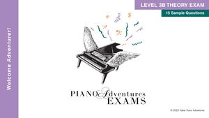 Level 3B Exam Sample Questions Answer Key