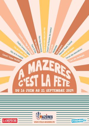 Plaquette 2024 « Mazères, un été en fête »