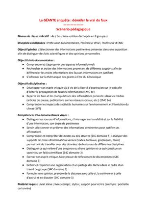 Scénario Pédagogique TISSIE TCHA