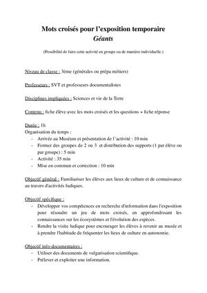 MASARDO- MECA - RABAUD - Scénario Pédagogique