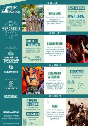 Programme Mercredis De L'été 2025