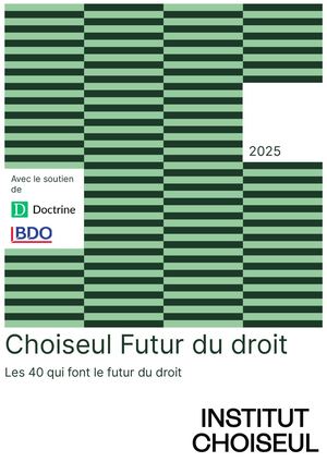 Choiseul Top 40 Futur Du Droit Avril 2025