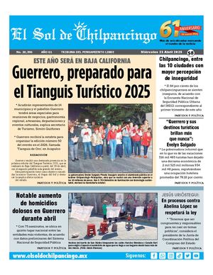 El Sol De Chilpancingo 23 Abril 2025 Compressed