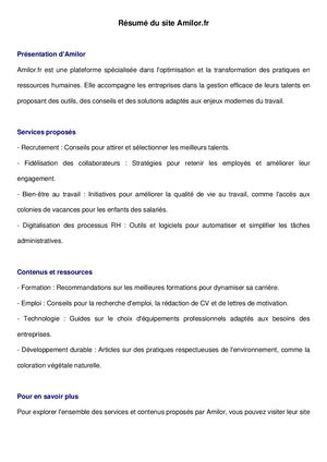 Amilor People at the heart of your success