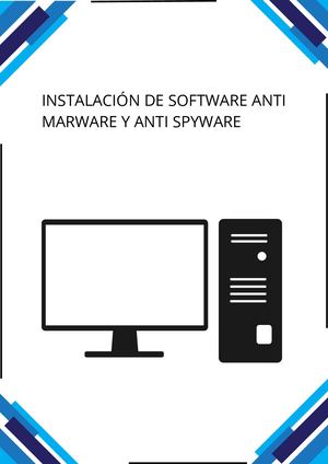 Instalación de Software antivirus anti-spyware/anti-malware