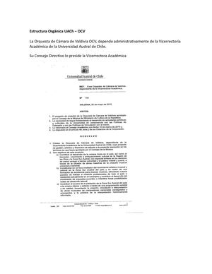 Estructura Organica  y representantes 2025