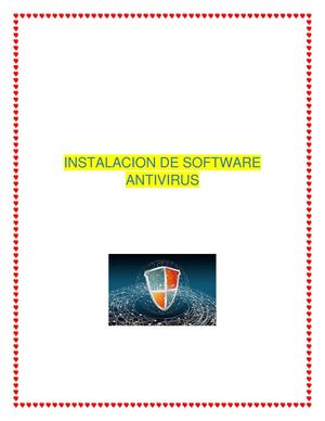 Instalación de software antivirus