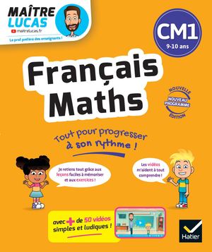 Français et Maths CM1  - Nouveau programme - Cahier de soutien avec des vidéos