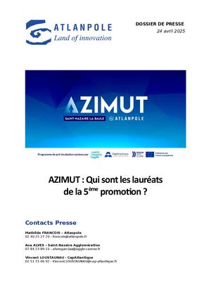 DP Lauréats Azimut #5 - 24 Avril 25