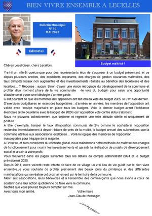 20250501 Bulletin N°30  Mai 2025