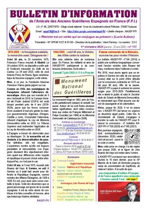 Bulletin Information Guérilleros N° 177