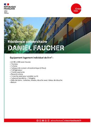Fiche Daniel Faucher Équipement Logement Individuel De 9 M²