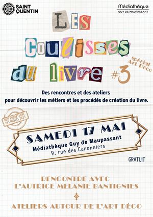 Les coulisses du livre #3 spécial Art déco 17 mai