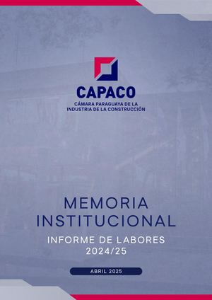 Memoria 2024-25 CAPACO