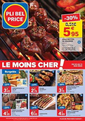 Pli Bel Price - Nos Promotion du 03 au 11 Mai 2025