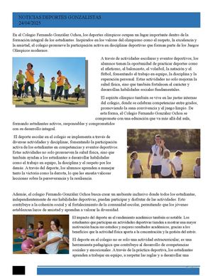Periodico Colegio Fernando González Ochoa