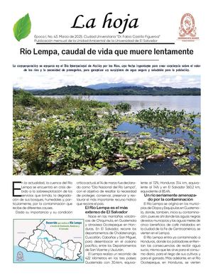 Río Lempa, Caudal De Vida Que Muere Lentamente Informe Ues