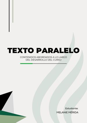 Texto Paralelo