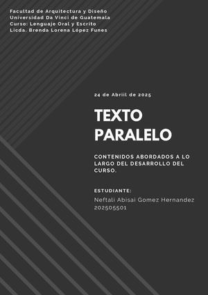 Texto Paralelo